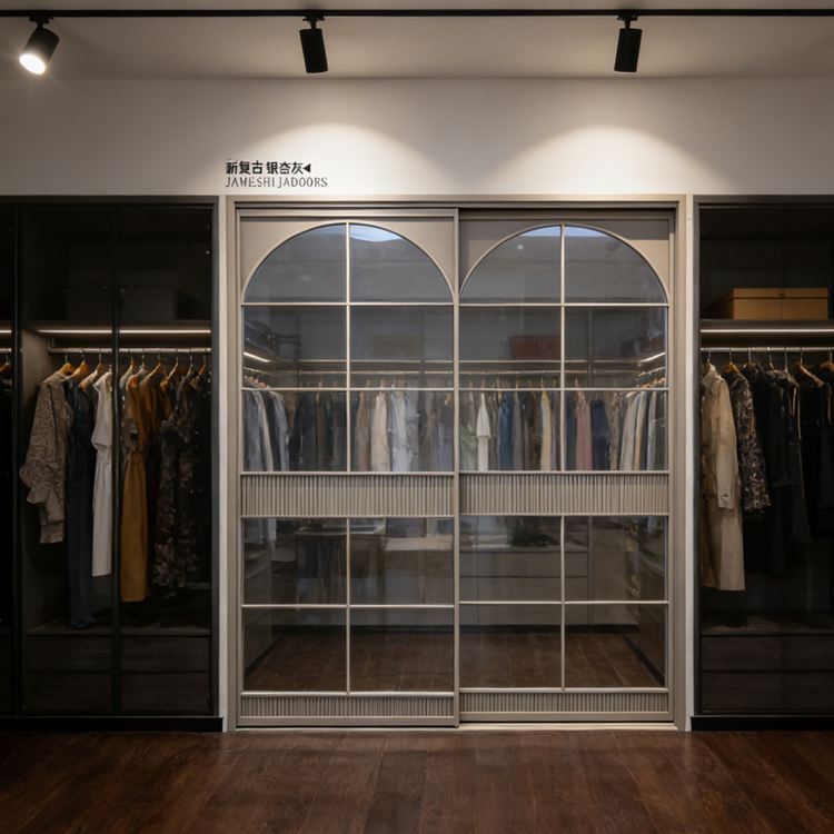 復(fù)古推拉門